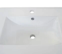 Waschbecken + Unterschrank HWC-B19, Waschbecken Waschtisch Badezimmer, Hochglanz 50x80cm ~ Weiß -Wohnmöbel 5b439895 df76 4269 8291 31d3305b56b4