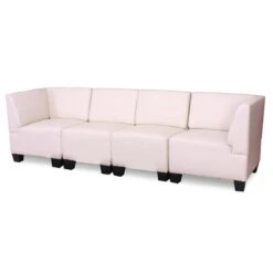Modular 2-Sitzer Sofa Couch Lyon, Stoff/Textil ~ Grau, Ohne Armlehnen -Wohnmöbel 5e257f2f bdda 4ae8 b019 d94aae5ac939 4