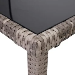 Poly-Rattan Tisch HWC-G19, Gartentisch Balkontisch, 120x75cm ~ Grau-braun -Wohnmöbel 63997080 a623 4c25 8b4d aea6be9b0cbb