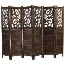 Paravent Istanbul, Raumteiler Trennwand Sichtschutz, Ornamente ~ 170x160cm, Braun 12 Paravent Istanbul, Raumteiler Trennwand Sichtschutz, Ornamente ~ 170x160cm, Braun -Wohnmöbel 64431229 3716 4c4a af5e f62fef3d9f29 3