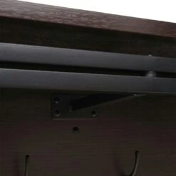 Wandgarderobe HWC-A27, Garderobe Regal, 4 Haken 24x75x24cm 3D-Struktur ~ Dunkelbraun 14 Wandgarderobe HWC-A27, Garderobe Regal, 4 Haken 24x75x24cm 3D-Struktur ~ Dunkelbraun -Wohnmöbel 67421051 f946 4925 9874 37fbdfdae4d1