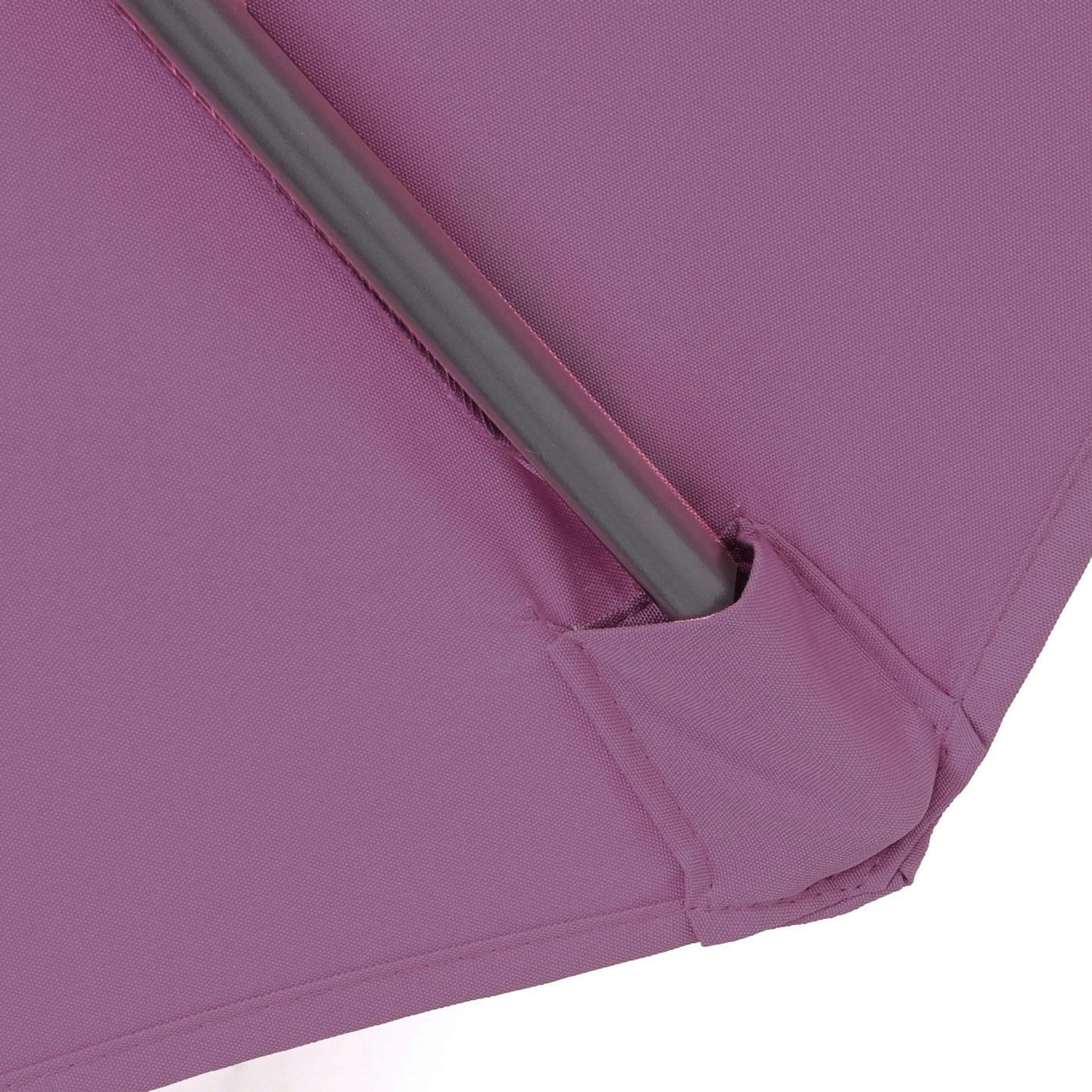 Ampelschirm Acerra, Sonnenschirm Sonnenschutz, Ø 3m Neigbar, Polyester/Stahl 11kg ~ Lavendel-rot Mit Ständer 9 Ampelschirm Acerra, Sonnenschirm Sonnenschutz, Ø 3m Neigbar, Polyester/Stahl 11kg ~ Lavendel-rot Mit Ständer – Bild 7