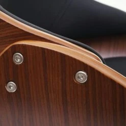 Esszimmerstuhl HWC-D23, Küchenstuhl Stuhl, Retro-Design ~ Kunstleder Schwarz -Wohnmöbel 6bf14b73 c10f 417f b174 19750662ac8b