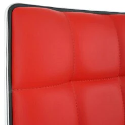 6er-Set Esszimmerstuhl HWC-C41, Stuhl Küchenstuhl, Höhenverstellbar Drehbar, Kunstleder ~ Rot -Wohnmöbel 6d4df969 6bda 42f6 a4ce 4f7ac5d1b426