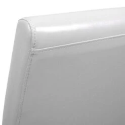 6er-Set Esszimmerstuhl Stuhl Küchenstuhl Littau ~ Leder, Weiß, Dunkle Beine -Wohnmöbel 70dd281e 2764 4b07 acde 4b3cd6ea4ca2