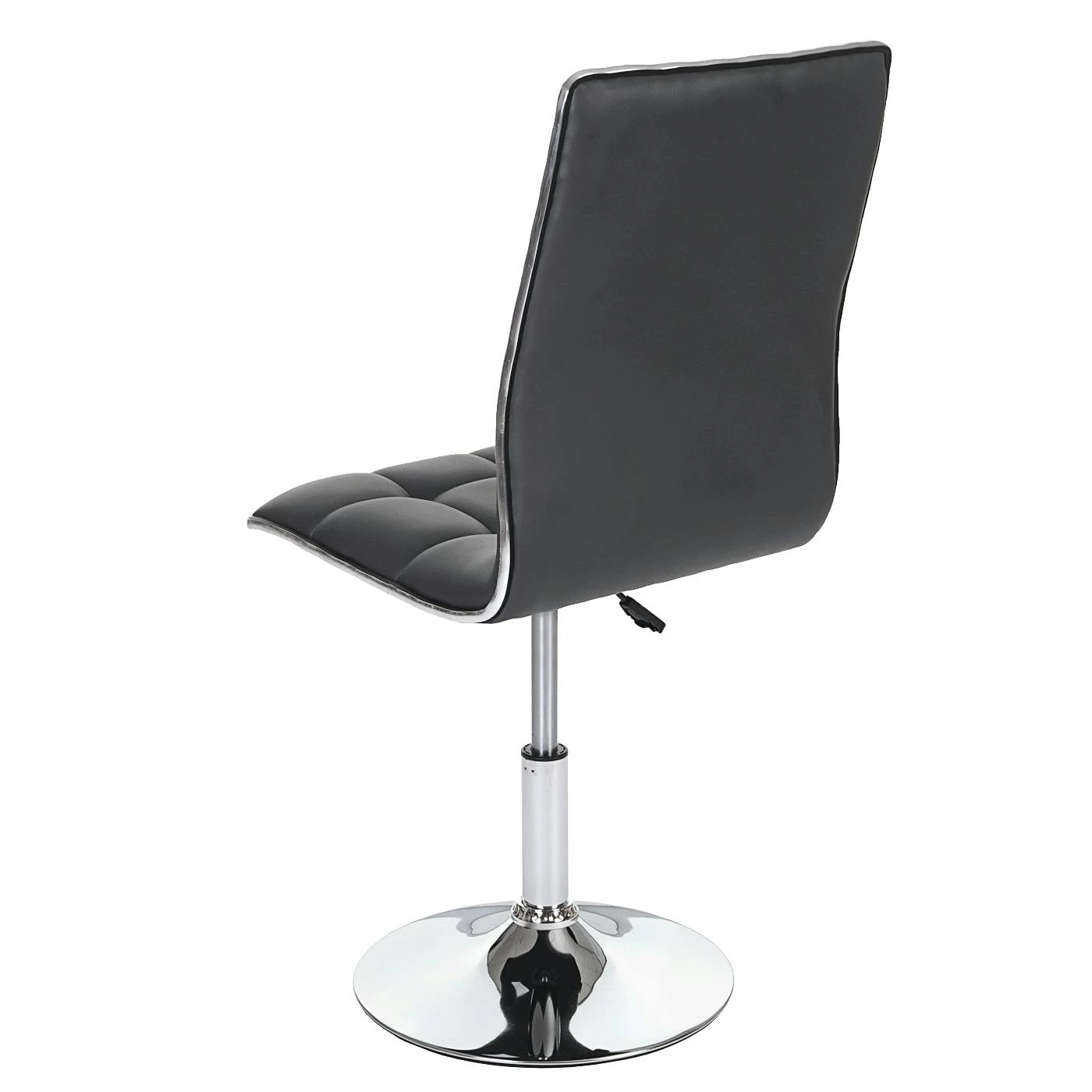 6er-Set Esszimmerstuhl HWC-C41, Stuhl Küchenstuhl, Höhenverstellbar Drehbar, Kunstleder ~ Grau 9 6er-Set Esszimmerstuhl HWC-C41, Stuhl Küchenstuhl, Höhenverstellbar Drehbar, Kunstleder ~ Grau – Bild 7