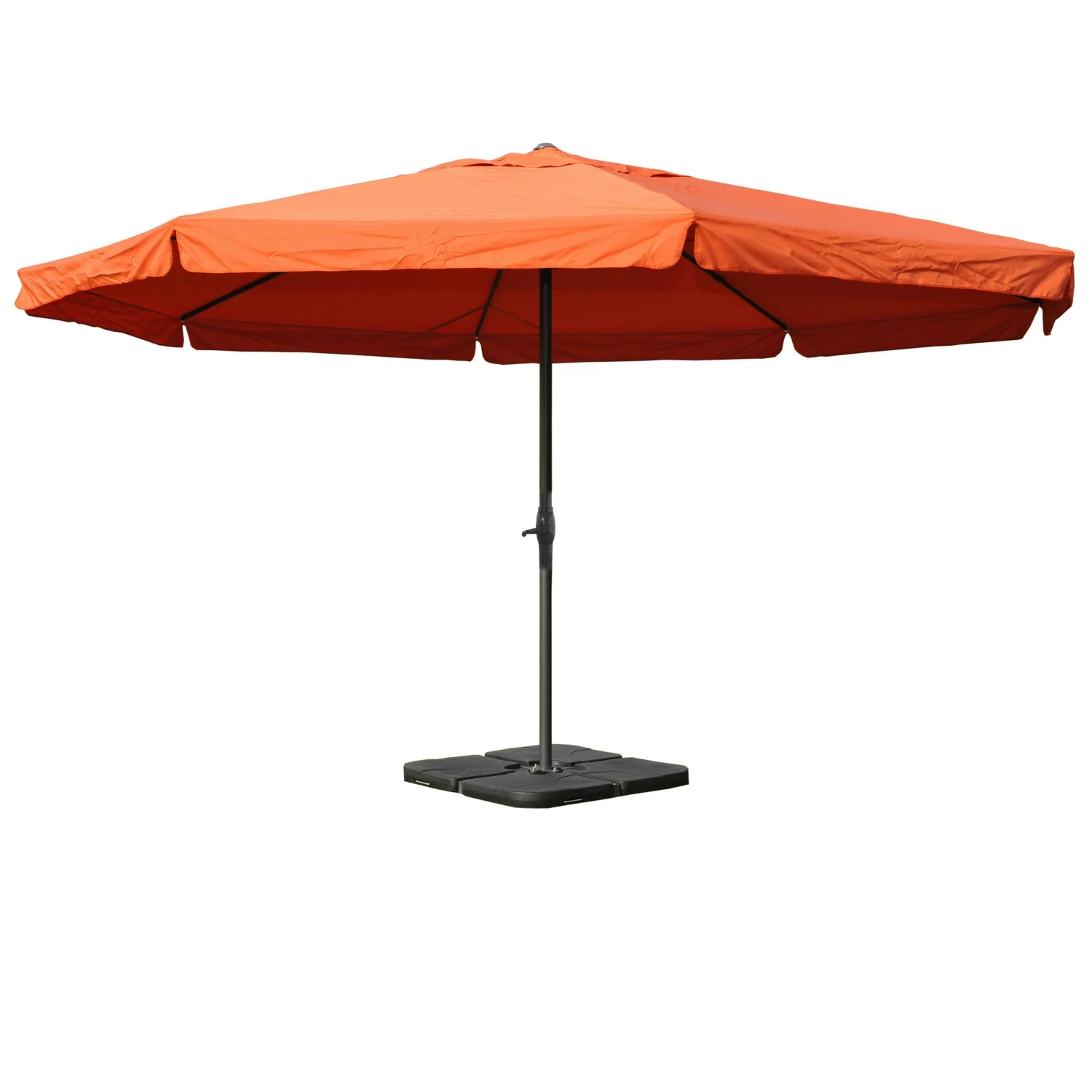 Sonnenschirm Meran Pro, Gastronomie Marktschirm Ohne Volant Ø 5m Polyester/Alu 28kg ~ Creme Ohne Ständer 5 Sonnenschirm Meran Pro, Gastronomie Marktschirm Ohne Volant Ø 5m Polyester/Alu 28kg ~ Creme Ohne Ständer – Bild 3