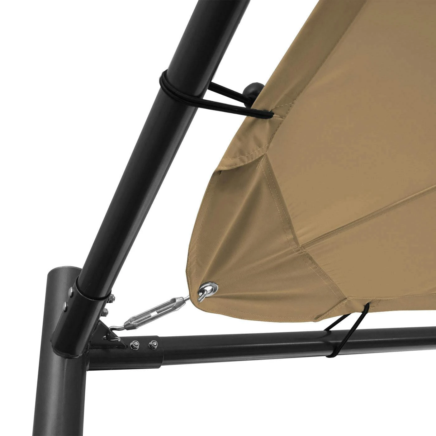 Ersatz-Bezug Für Pergola HWC-A41, Sonnensegel Ersatzbezug, 3x3m Polyester ~ Taupe 8 Ersatz-Bezug Für Pergola HWC-A41, Sonnensegel Ersatzbezug, 3x3m Polyester ~ Taupe – Bild 6