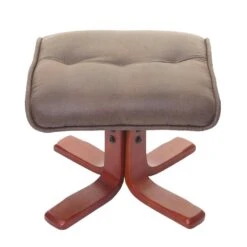 Relaxsessel HWC-E30, Fernsehsessel Liegesessel TV-Sessel Mit Hocker ~ Wildlederimitat Braun -Wohnmöbel 821b30d7 799b 4fab 94b7 35efddc97b2b