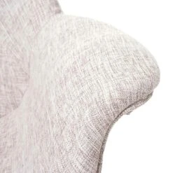 Schaukelstuhl Malmö T820, Schwingsessel Relaxsessel ~ Textil, Creme/grau -Wohnmöbel 84b38af1 b037 404a 8558 0260b304bbce