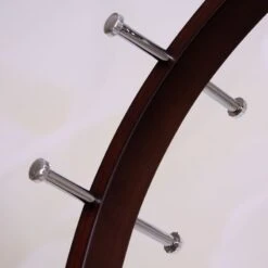 Garderobenständer Kleiderständer, Drehbar, S-Form, Chrom/Holz -Wohnmöbel 84ef4c50 e91d 4273 bd78 4b3ab274efa9