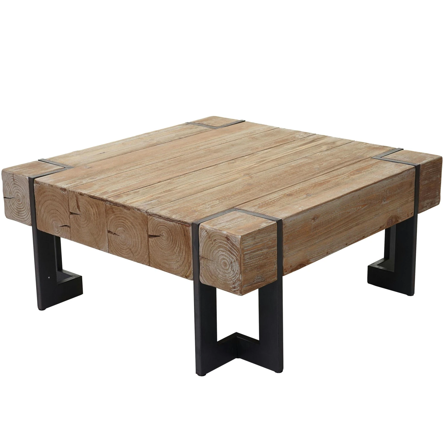 Couchtisch HWC-A15, Wohnzimmertisch, Beton-Optik Tanne Holz Rustikal Massiv FSC-zertifiziert 46x122x60cm 5 Couchtisch HWC-A15, Wohnzimmertisch, Beton-Optik Tanne Holz Rustikal Massiv FSC-zertifiziert 46x122x60cm – Bild 3