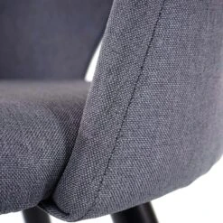 4er-Set Esszimmerstuhl HWC-D73, Stuhl Küchenstuhl, Stoff/Textil ~ Dunkelgrau -Wohnmöbel 85c7f9a9 8728 4a61 87c0 83bf9fa59abb