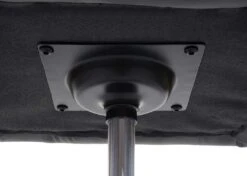 Esszimmerstuhl HWC-A50 IV, Stuhl Küchenstuhl, Retro Höhenverstellbar Drehmechanismus ~ Kunstleder Grau, Fuß Schwarz -Wohnmöbel 85f8dc9a 192a 4b11 9e97 8de829d09f64