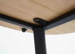 2er-Set Barhocker HWC-G69, Tresenhocker Barstuhl, Massivholz Retro Design Metall Fußablage Gastronomie ~ Naturfarben -Wohnmöbel 88ed1a9d fe05 432c 9995 9e84e76ca80a