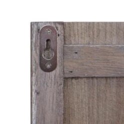 Wandgarderobe HWC-D13, Garderobe Garderobenpaneel, 6 Haken 91x60cm ~ Braun Shabby -Wohnmöbel 89b3665e 48bb 4953 9ec8 9f5c4e0ab5e9