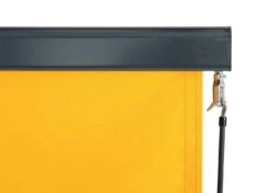 Vertikalmarkise HWC-F42, Senkrechtmarkise Sichtschutz Außenrollo Rollo, UV-Schutz 50 Stoff ~ 250x180cm, Gelb -Wohnmöbel 8ae10843 bd9f 4ed1 84a2 8ed9b54fc281