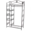Metall-Garderobe Genf, Garderobenständer Kleiderschrank Metallregal 172x100x43cm ~ Ohne Vorhang -Wohnmöbel 8e4ff853 eb82 4e7d a523 d73d8c9d4dd4 1