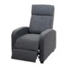 Fernsehsessel HWC-F76, Relaxsessel Sessel Liegesessel, Liegefunktion Verstellbar Stoff/Textil ~ Hellgrau -Wohnmöbel 8f2c05fc 32be 4196 80c3 421b1627d50c 2