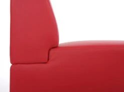Modular 3-Sitzer Sofa Couch Lyon, Kunstleder ~ Rot, Ohne Armlehnen -Wohnmöbel 9120c793 20e6 42de 8df8 85393e69b057