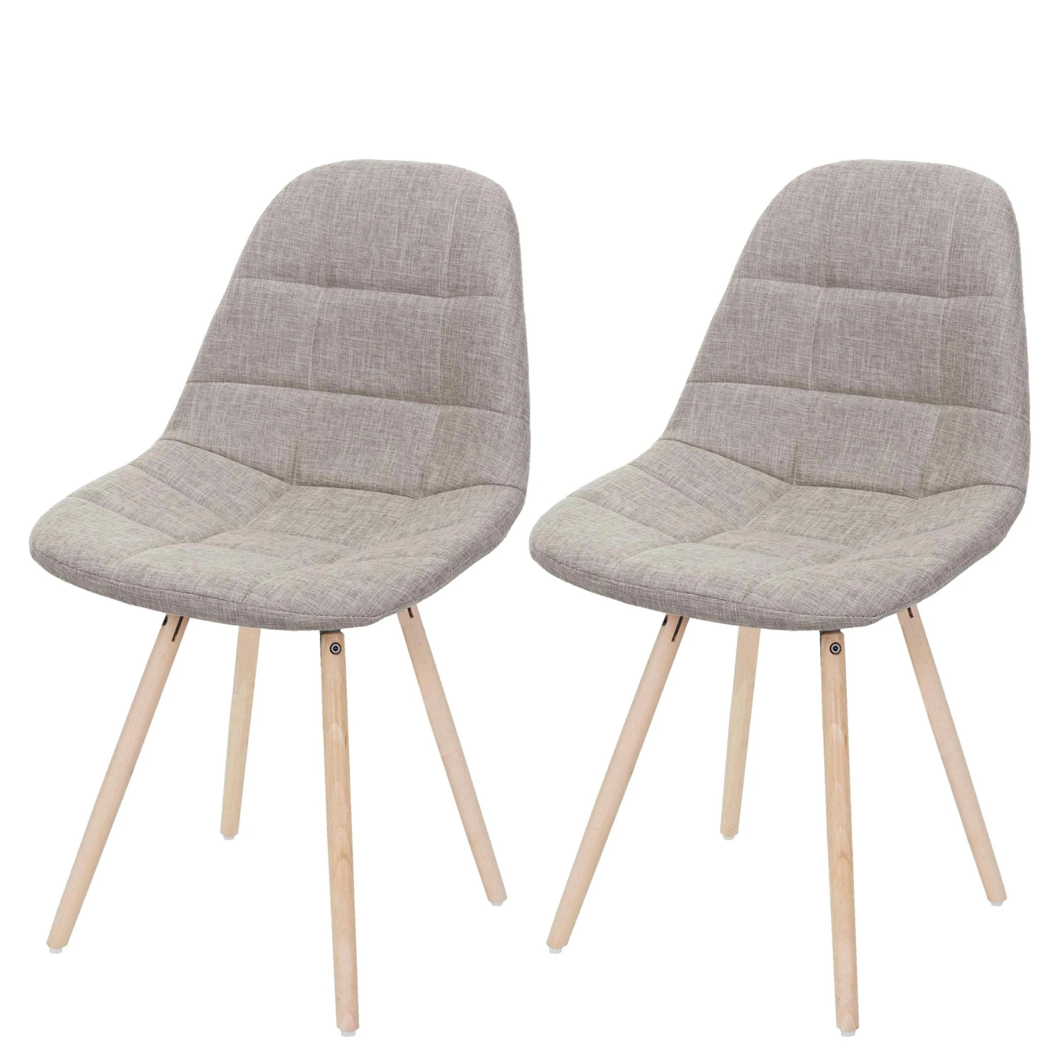 2er-Set Esszimmerstuhl HWC-A60 II, Stuhl Küchenstuhl, Retro 50er Jahre Design ~ Kunstleder Braun 4 2er-Set Esszimmerstuhl HWC-A60 II, Stuhl Küchenstuhl, Retro 50er Jahre Design ~ Kunstleder Braun – Bild 2