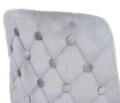 2er-Set Barhocker HWC-E70, Barstuhl Tresenhocker, Retro Design Samt Goldene Streben/Füße ~ Grau -Wohnmöbel 968266b7 ccfd 4f06 8101 2ecdbc9ec7df