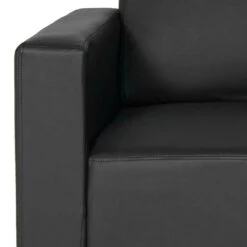 Sessel Loungesessel Lyon, Kunstleder ~ Schwarz -Wohnmöbel 989d465a 22a0 4f3c 9972 33d6ff13589c