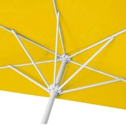 Sonnenschirm Halbrund Parla, Halbschirm Balkonschirm, UV 50+ Polyester/Alu 3kg ~ 300cm Gelb Mit Ständer -Wohnmöbel 9aef1ff1 6bf2 48ba 96bf fd82713be5a2