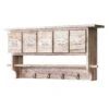 Garderobe HWC-C49, Wandgarderobe Wandregal, Vintage Mit 5 Schubladen 32x65x13cm ~ Natur -Wohnmöbel 9bc04626 91db 42b7 af69 0af8d65e6893 1