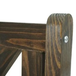 Gartenbank Kopenhagen, Sitzbank Parkbank Holzbank, 3-Sitzer Gastronomie-Qualität Massiv-Holz 160cm ~ Dunkelbraun -Wohnmöbel 9cf61b7d c970 4192 947f 5928161afe15