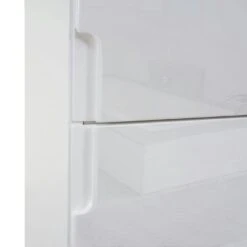 Hängeschrank HWC-B19, Midischrank Hochschrank Badezimmer Badmöbel, Hochglanz 150x30cm ~ Weiß -Wohnmöbel 9e642d9b e66e 42e7 a86e 9498548de0de