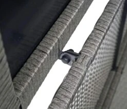 Poly-Rattan Kissenbox HWC-D88, Gartentruhe Auflagenbox Truhe ~ Basic Grau, 80x160x94cm 950l -Wohnmöbel 9f6d735e 782b 4f9a 9d97 f1e2b28c0fce