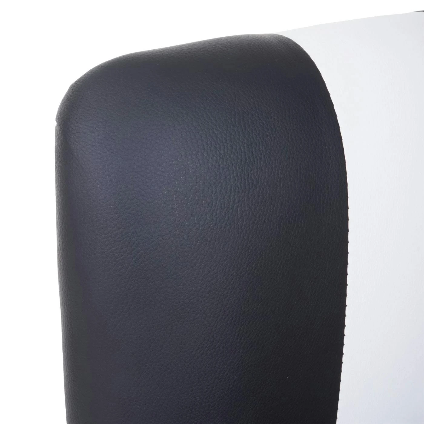 2er-Set Barhocker Avellino, Barstuhl Tresenhocker, Retro 50er Jahre Design, Kunstleder ~ Schwarz-weiß 8 2er-Set Barhocker Avellino, Barstuhl Tresenhocker, Retro 50er Jahre Design, Kunstleder ~ Schwarz-weiß – Bild 6