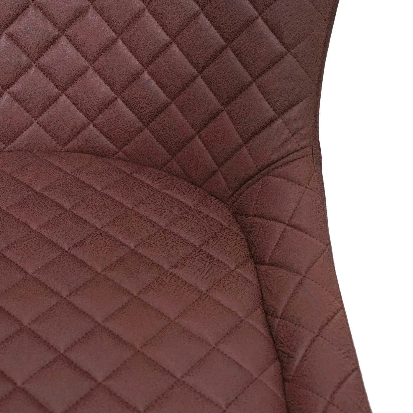 2er-Set Barhocker HWC-H79, Barstuhl Tresenhocker, Vintage Metall Fußablage ~ Stoff/Textil Braun 9 2er-Set Barhocker HWC-H79, Barstuhl Tresenhocker, Vintage Metall Fußablage ~ Stoff/Textil Braun – Bild 7