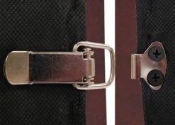 Modular 3-Sitzer Sofa Couch Lyon, Kunstleder ~ Rot-braun, Ohne Armlehnen -Wohnmöbel a18b90c8 84d0 479d b786 e2f03cc1e103