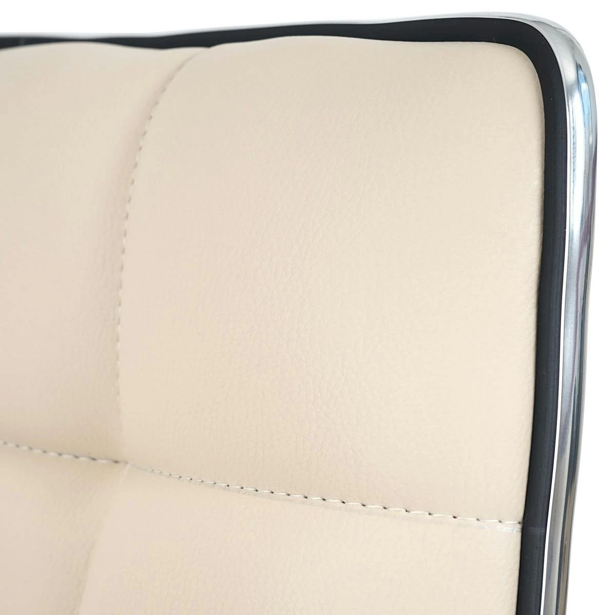 6er-Set Esszimmerstuhl HWC-C41, Stuhl Küchenstuhl, Höhenverstellbar Drehbar, Kunstleder ~ Creme 9 6er-Set Esszimmerstuhl HWC-C41, Stuhl Küchenstuhl, Höhenverstellbar Drehbar, Kunstleder ~ Creme – Bild 7