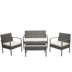 Poly-Rattan Garnitur HWC-F56, Balkon-/Garten-/Lounge-Set Sitzgruppe ~ Schwarz, Kissen Creme 11 Poly-Rattan Garnitur HWC-F56, Balkon-/Garten-/Lounge-Set Sitzgruppe ~ Schwarz, Kissen Creme -Wohnmöbel a9aa04ad 71fb 4c1e 81bc 2baf0f4e7491