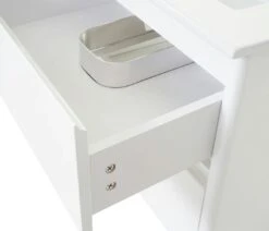 Waschbecken + Unterschrank HWC-B19, Waschbecken Waschtisch Badezimmer, Hochglanz 50x60cm ~ Weiß -Wohnmöbel ab5c38bf 81a1 41ed 975b d5ffb6bb2687