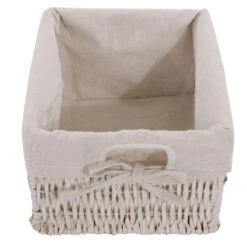 Kommode Schrank Mit 3 Körben 63x60x30cm, Shabby-Look, Vintage ~ Weiß -Wohnmöbel ad4d027f 9cd7 4dec 8f5e 9f6f79af420a