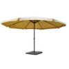 Sonnenschirm Meran Pro, Gastronomie Marktschirm Mit Volant Ø 5m Polyester/Alu 28kg ~ Creme Mit Ständer -Wohnmöbel adc7ec1b 4be9 41bf abd7 a664b63d7830