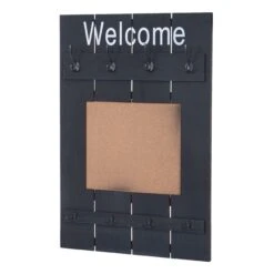 Wandgarderobe HWC-C89 Welcome, Garderobe Garderobenpaneel, Shabby-Look Vintage, 91x60cm ~ Dunkelgrau, Shabby 13 Wandgarderobe HWC-C89 Welcome, Garderobe Garderobenpaneel, Shabby-Look Vintage, 91x60cm ~ Dunkelgrau, Shabby -Wohnmöbel b2749410 da4d 432c 9c8a 995ae489b083