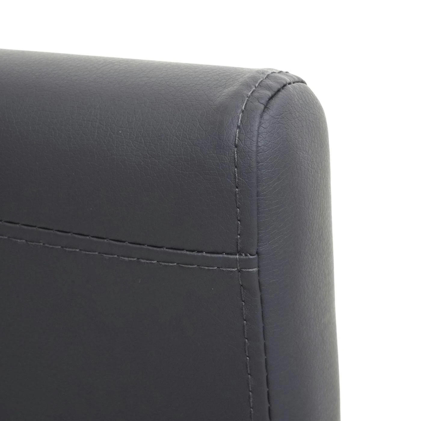 Esszimmerstuhl Littau, Küchenstuhl Stuhl, Kunstleder ~ Grau Matt, Dunkle Beine 9 Esszimmerstuhl Littau, Küchenstuhl Stuhl, Kunstleder ~ Grau Matt, Dunkle Beine – Bild 7