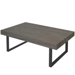 Couchtisch Kos T574, Beistelltisch, 52x50x50cm FSC-zertifiziert ~ Eiche, Helle Metall-Füße -Wohnmöbel b912db19 dbba 4717 92d5 505897bd4bcc