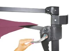 Wandschirm Casoria, Ampelschirm Balkonschirm Sonnenschirm, 3m Neigbar, Polyester Alu/Stahl 9kg ~ Lavendel-rot 14 Wandschirm Casoria, Ampelschirm Balkonschirm Sonnenschirm, 3m Neigbar, Polyester Alu/Stahl 9kg ~ Lavendel-rot -Wohnmöbel ba2e3ec9 df1c 40a9 98e6 16203608b792