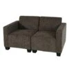 Modular 2-Sitzer Sofa Couch Lyon, Stoff/Textil ~ Braun -Wohnmöbel ba526bf9 eaf3 4654 9310 b2a80533acbf 2