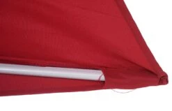 Sonnenschirm Halbrund Parla, Halbschirm Balkonschirm, UV 50+ Polyester/Alu 3kg ~ 270cm Bordeaux Ohne Ständer -Wohnmöbel bd889bca e8cb 4c46 87c1 0154865daeb7
