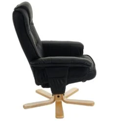 Relaxsessel Fernsehsessel Sessel Ohne Hocker M56 Kunstleder ~ Schwarz -Wohnmöbel bfe6c003 0f72 4ccd 8e82 f8631b77c4b9