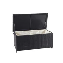 Poly-Rattan Kissenbox HWC-D88, Gartentruhe Auflagenbox Truhe ~ Premium Grau, 51x100x50cm 170l -Wohnmöbel c01fae5a dbc7 4c97 a9c9 1ab1e5083ae1