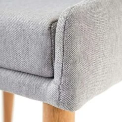 6er-Set Esszimmerstuhl HWC-B44 II, Stuhl Küchenstuhl Retro Design ~ Stoff/Textil Grau -Wohnmöbel c2ef6bbb e8c1 419e a7f8 4796eb2f741a