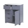Kommode HWC-B65, Schubladenschrank Schrank, 5 Schubladen Und 1 Tür 80x70x35cm ~ Grau 2 Kommode HWC-B65, Schubladenschrank Schrank, 5 Schubladen Und 1 Tür 80x70x35cm ~ Grau -Wohnmöbel c3d5b919 fa2d 4c3f a07e a935aef81708 2